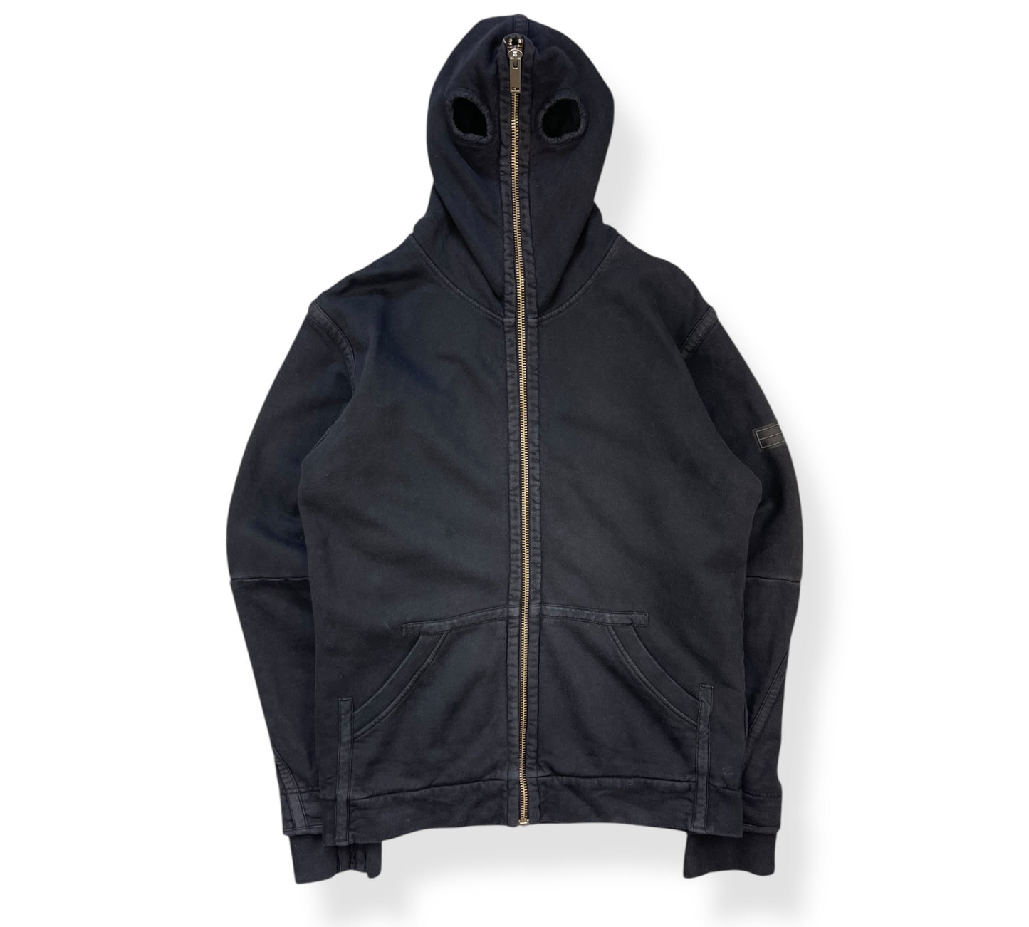AW2009 Stone Island Denims Full Zip Face Mask Hoodie (L)