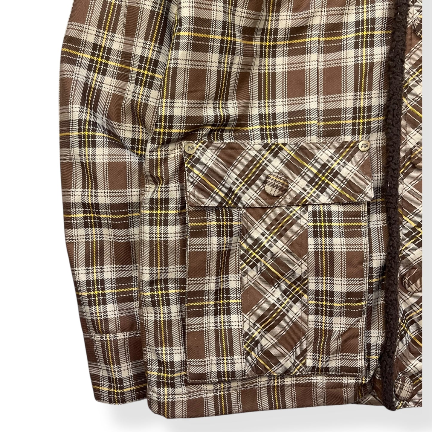 2000's Analog Plaid Trapper Hood Jacket (L)
