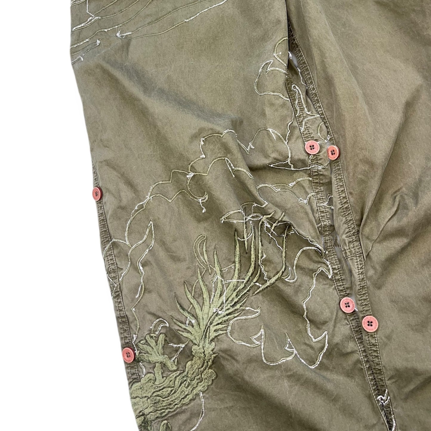 2000's Maharishi 3M Reflective Dragon Embroidered Snopants (M)