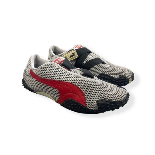 2000's Puma Mostro Mesh Silver/Red/Black (UK8)