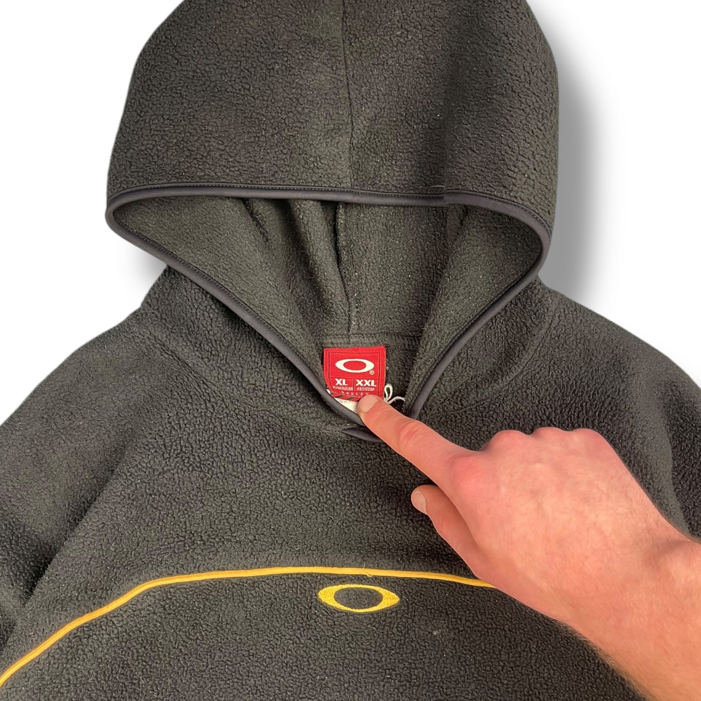 2000's Oakley Centre Logo Fleece Hoodie (XL)