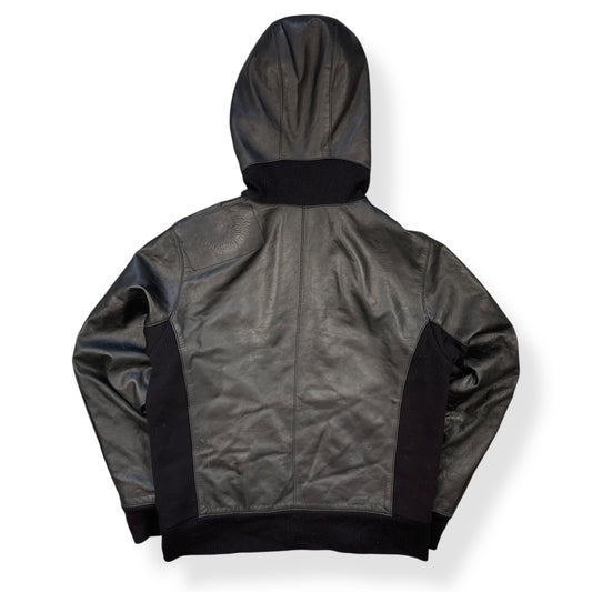 2000's Puma Limited Edition Hooded Lambskin Jacket (L)