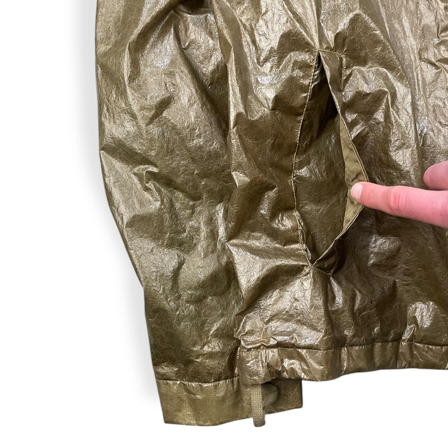 SS2001 Stone Island Microfelt Transparent Cover Jacket (M)