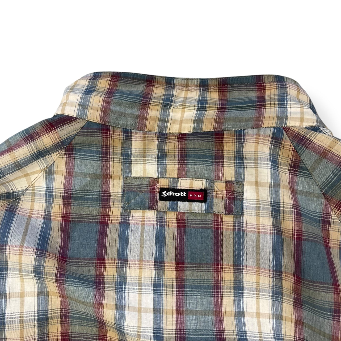 2000's Schott NYC Plaid Jacket (XL)