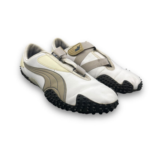 2000's Puma Mostro Leather White/Cream/Blue (UK9)