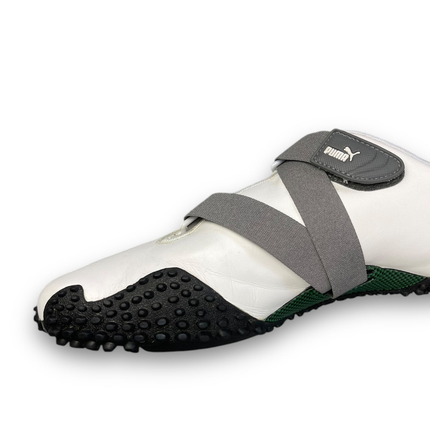 2000's Puma Mostro Leather White/Green/Grey (UK9)