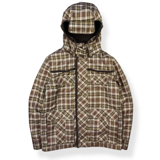 2000's Analog Plaid Trapper Hood Jacket (L)