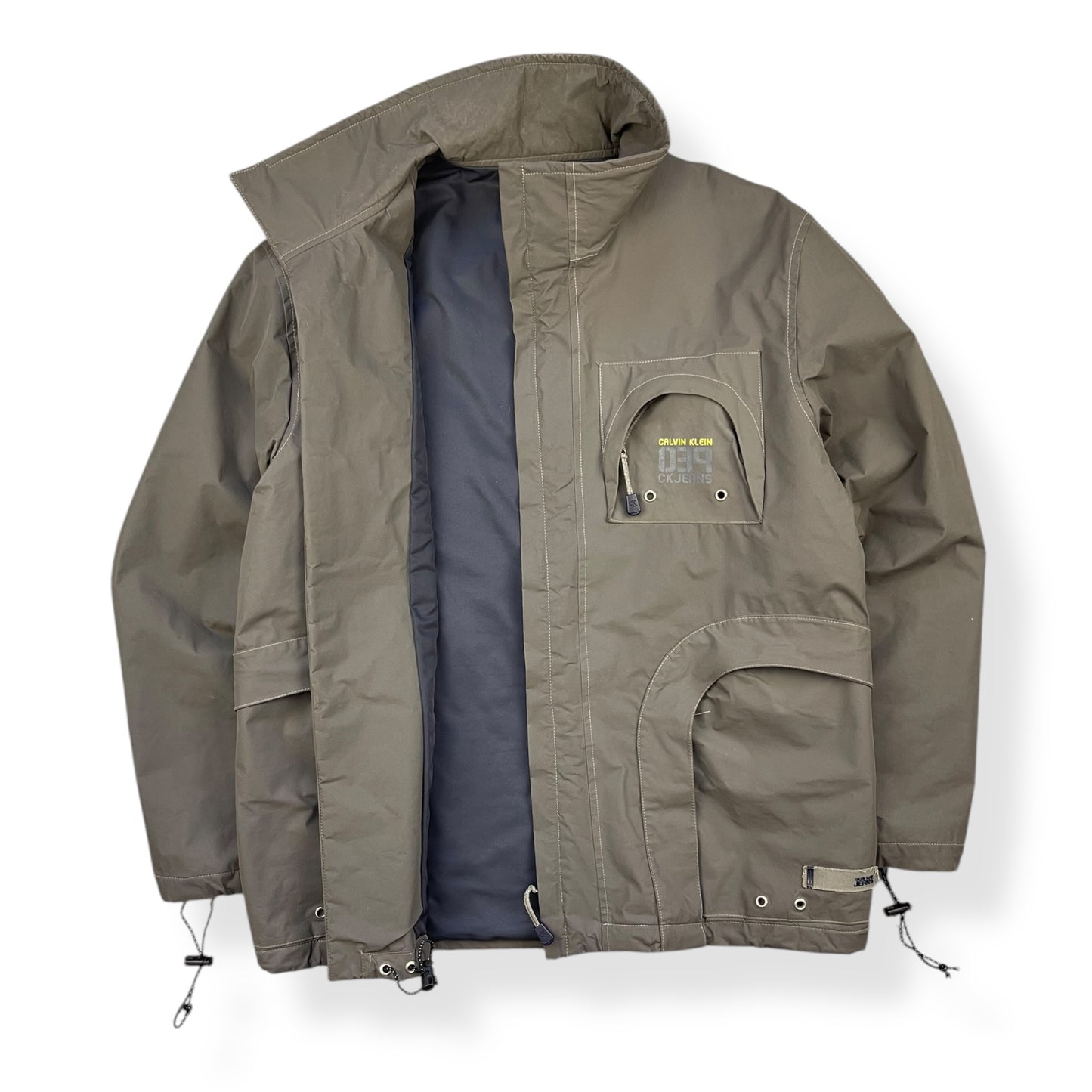 2000's Calvin Klein Jeans 039 Waxed Jacket (L)