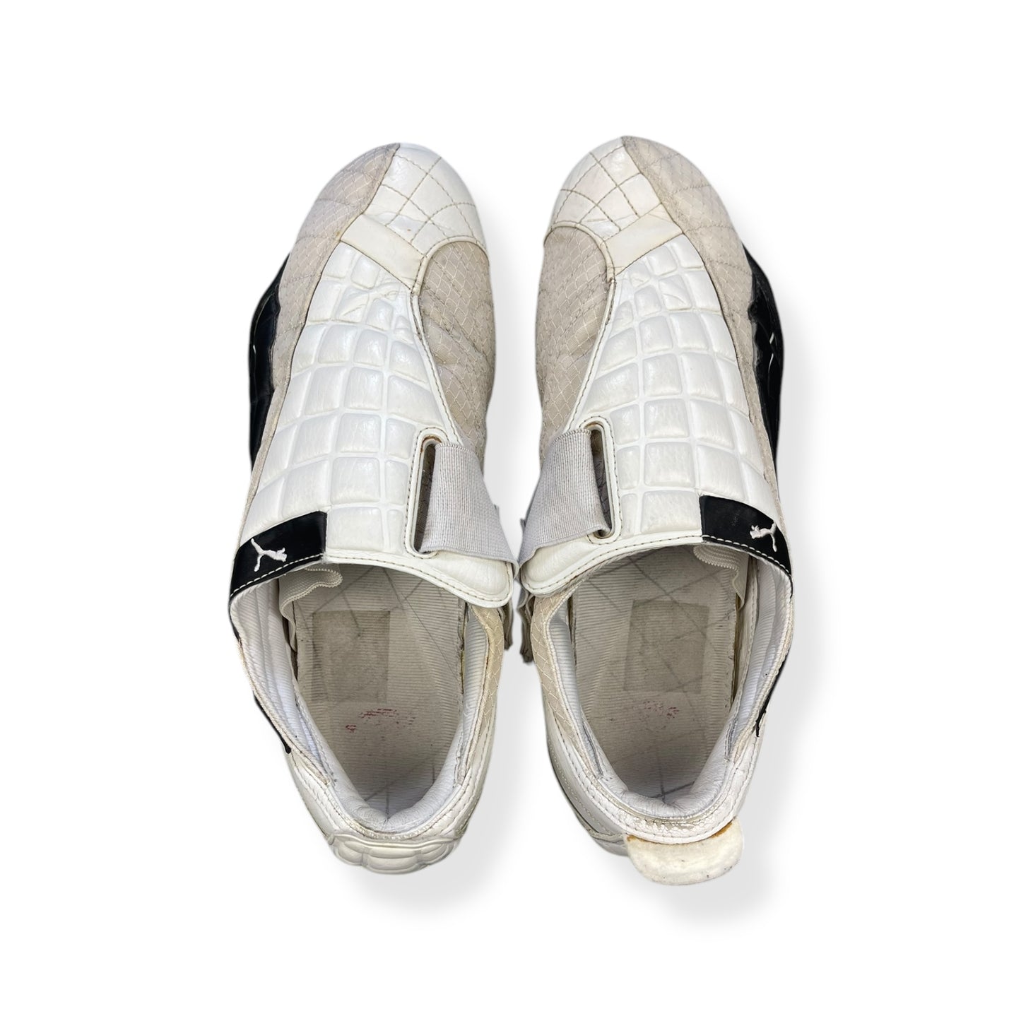 2000's Puma Uke Leather White/Navy (UK8)