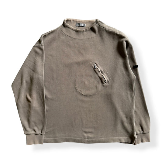 2000's Ted Baker Asymmetric Stash Pocket Sweatshirt (L)