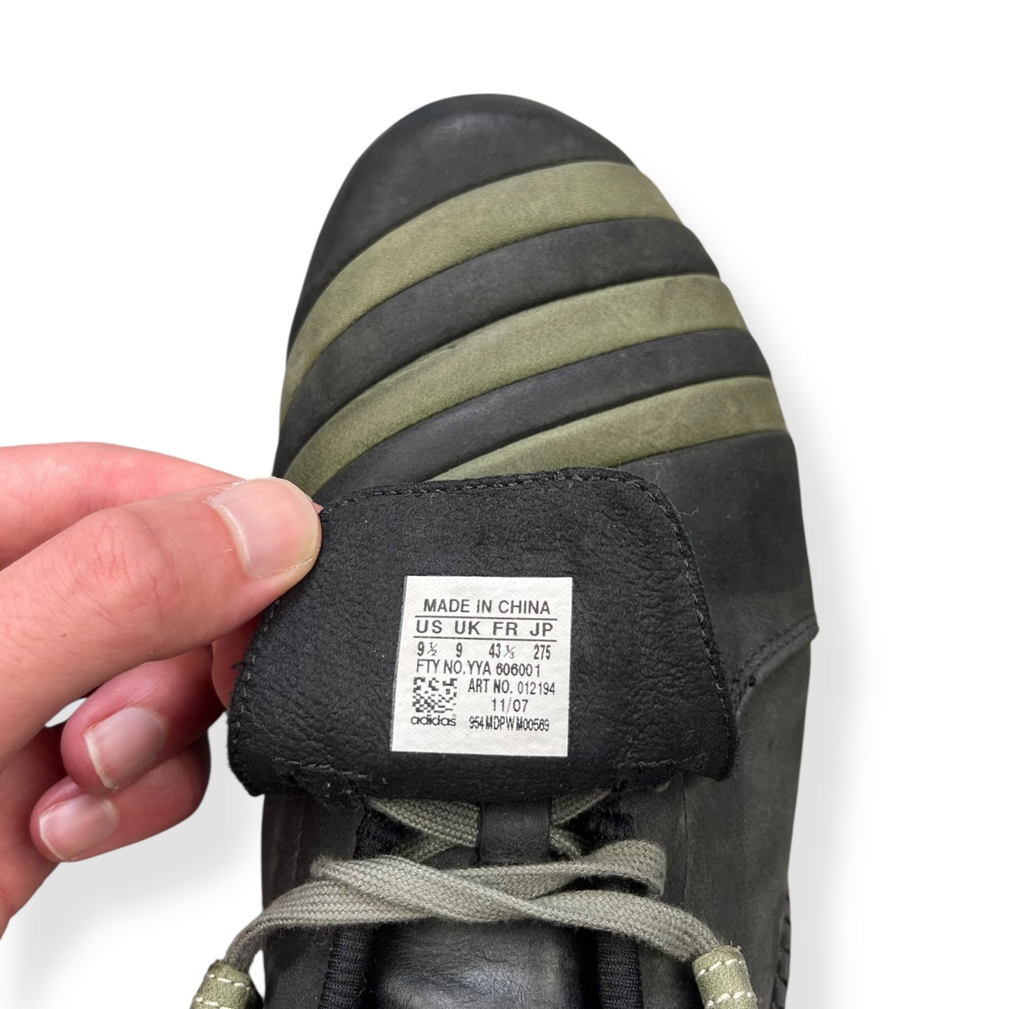 2007 Adidas Mactelo Leather Grey/Khaki (UK9)