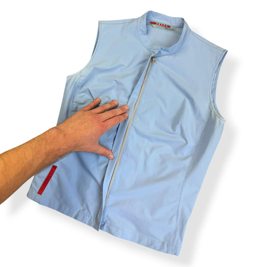 2000's Prada Sport Baby Blue Vest (L)