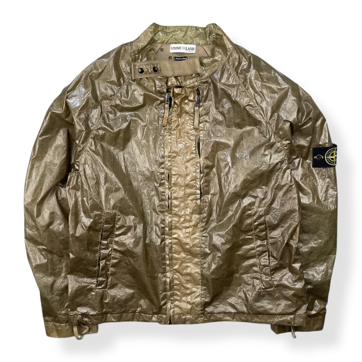 SS2001 Stone Island Microfelt Transparent Cover Jacket (M)
