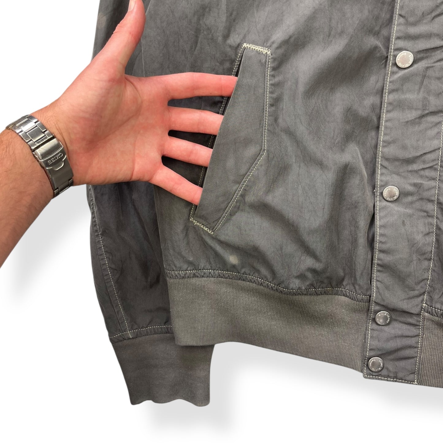 SS2008 Stone Island Denims Flight Jacket (M)