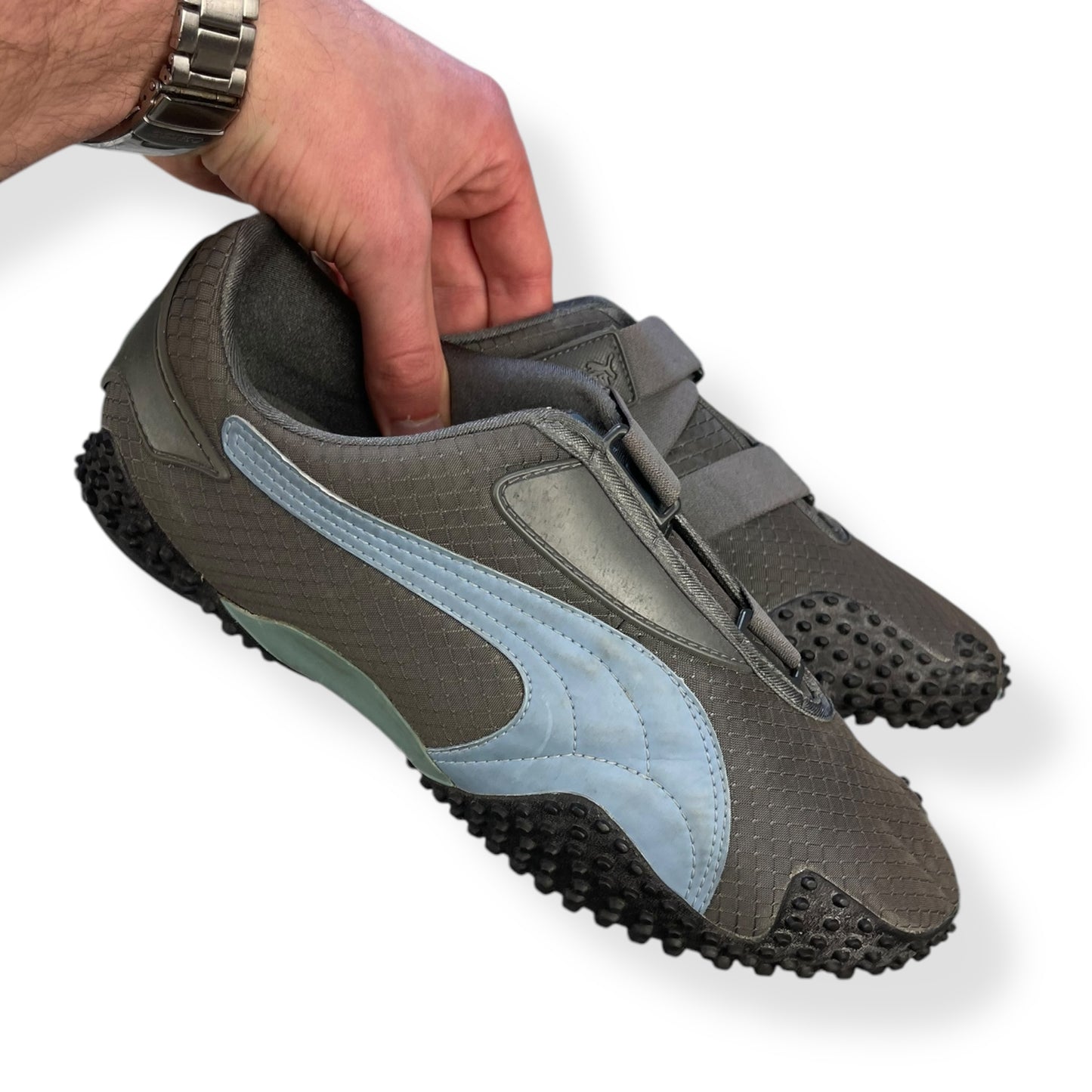 2000's Puma Mostro Ripstop Grey/Baby Blue (UK9)