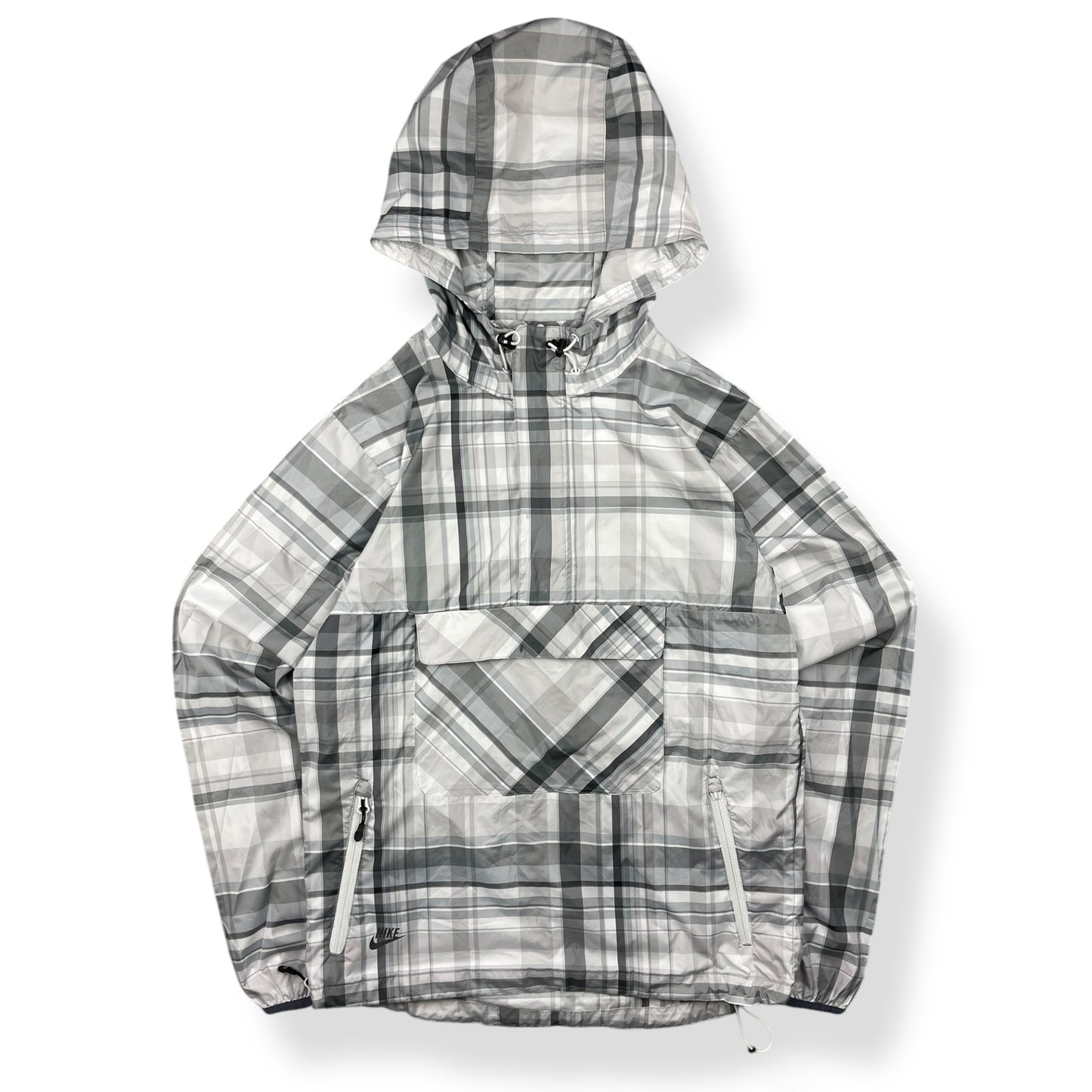 2000's Nike Plaid 1/4 Zip Jacket (S)