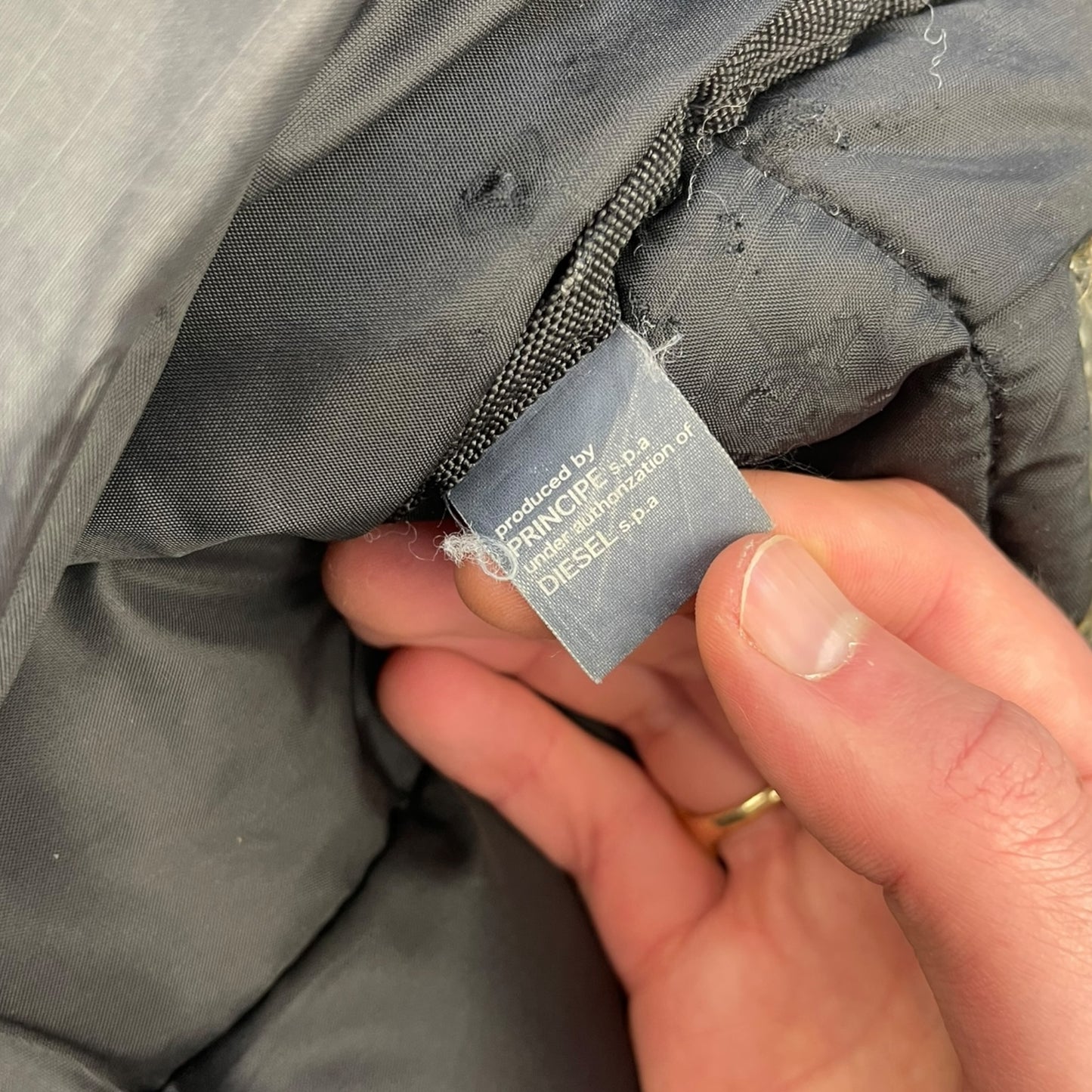 2000's Diesel Padded Messenger Bag