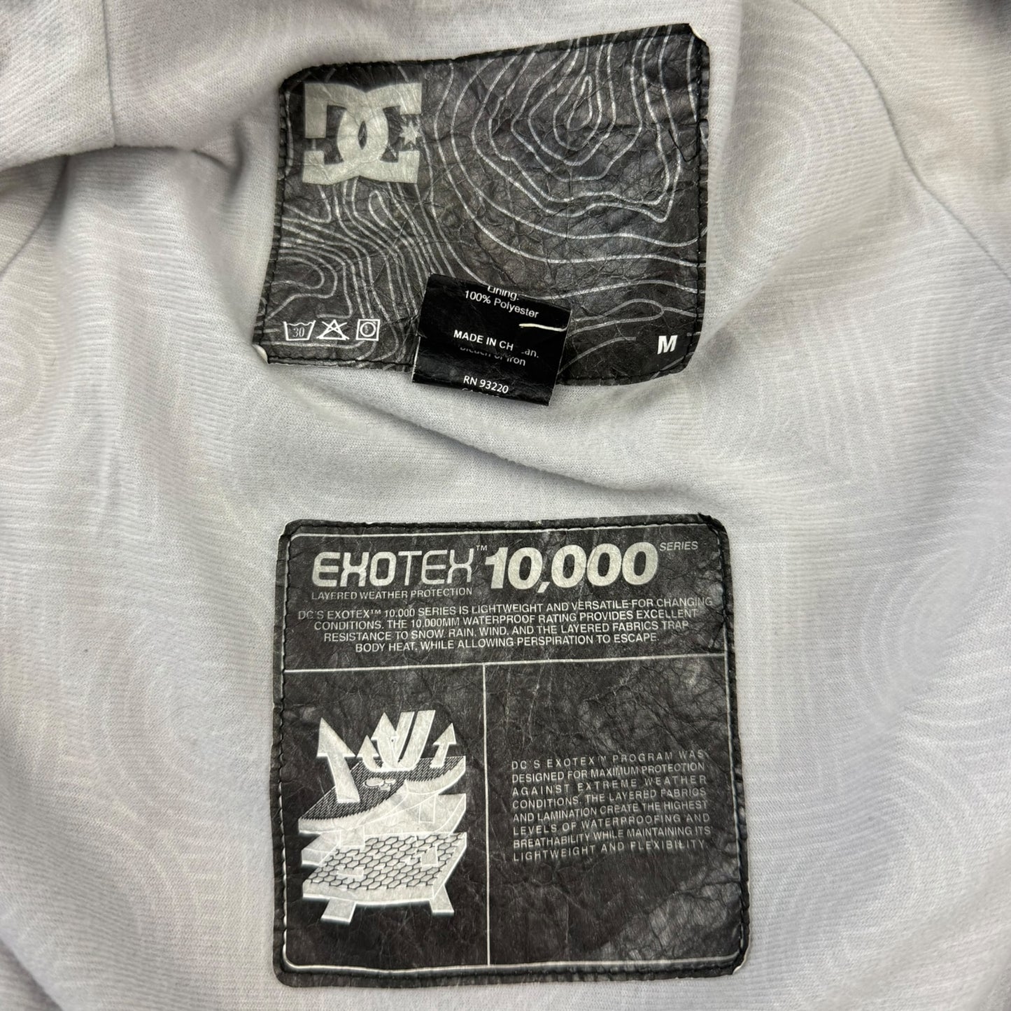 2000's DC Integrated Balaclava ExoTex Ski Jacket (M)