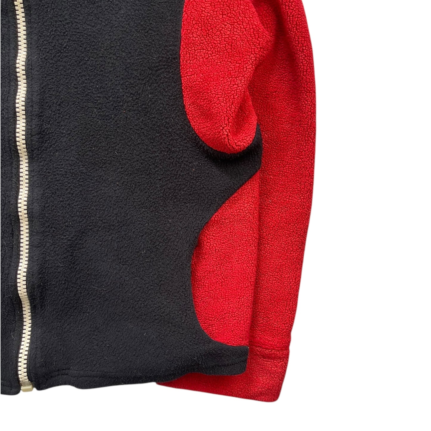 1990's Cyberdog Panelled Fleece Hoodie (L)