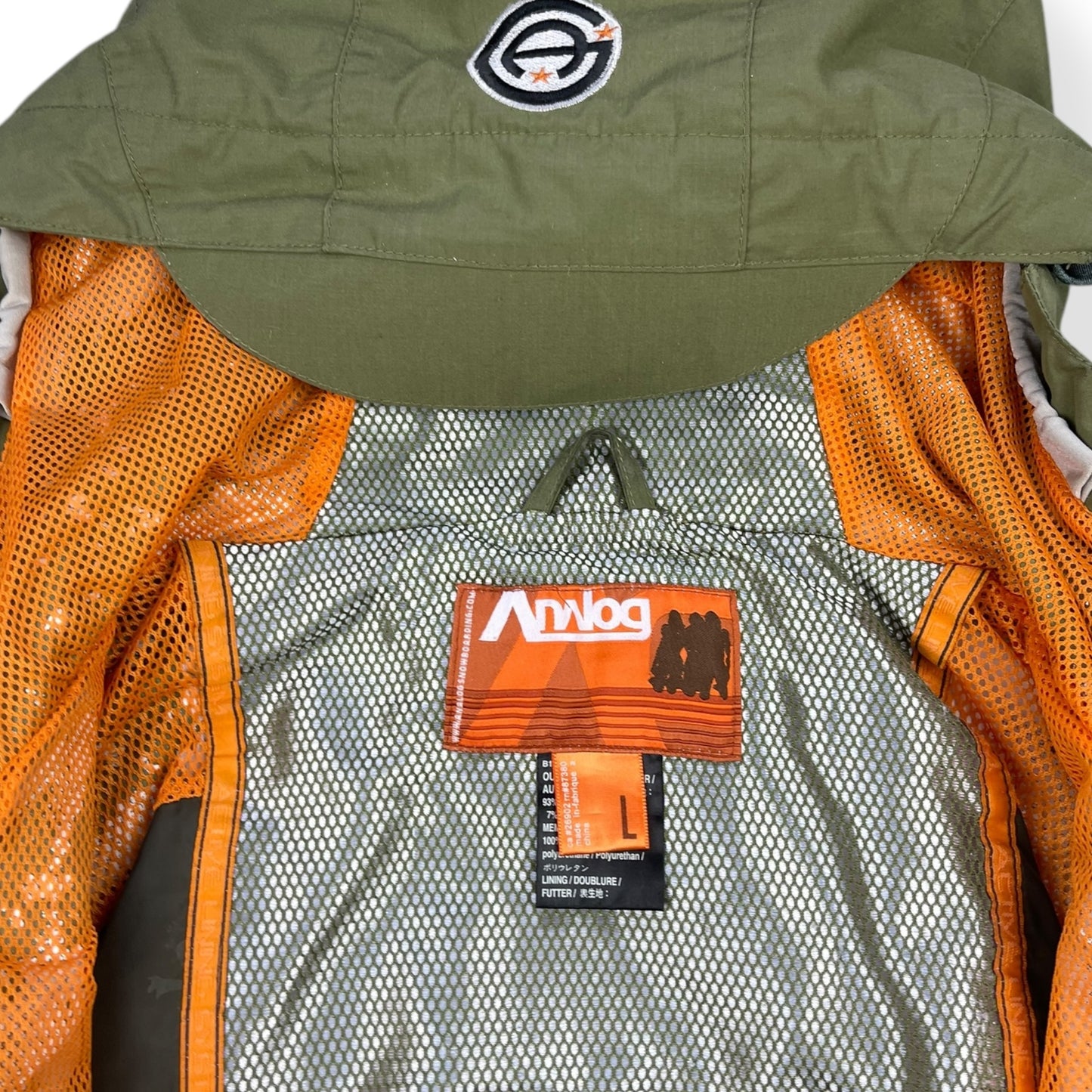 2000's Burton Analog Hidden Pocket Kevlar Jacket (L)