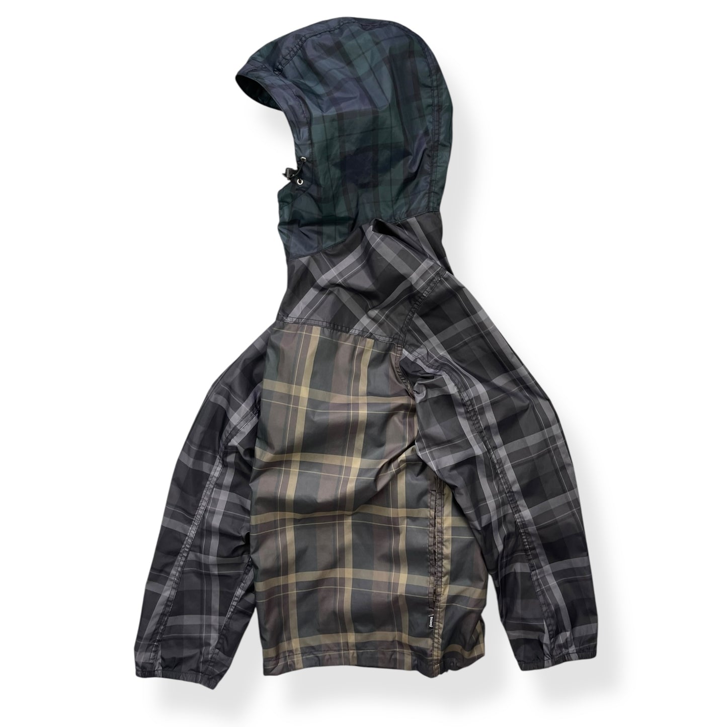 2000's Stussy Tri-Colour Plaid Jacket (L)