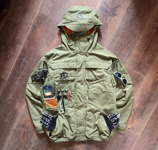 2000's Burton Analog Hidden Pocket Kevlar Jacket (L)