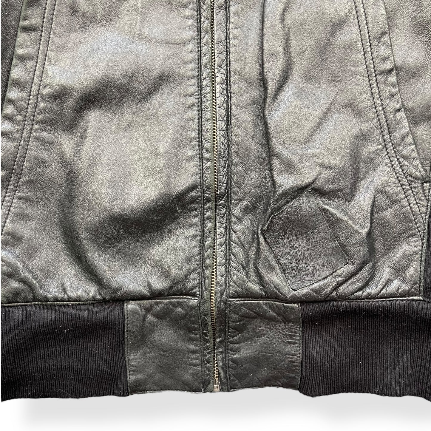 2000's Puma Limited Edition Hooded Lambskin Jacket (L)