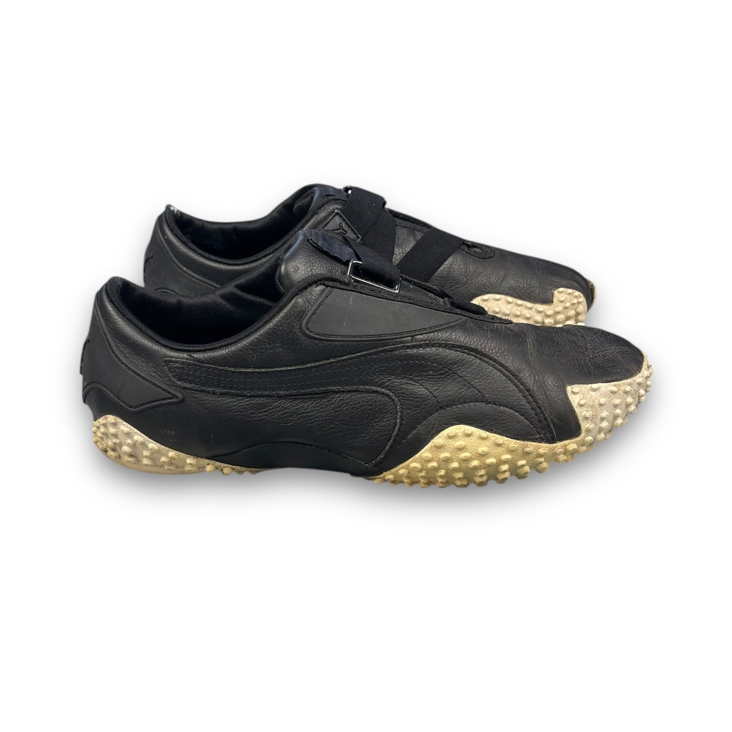 2000's Puma Mostro Leather Black/White (UK9)