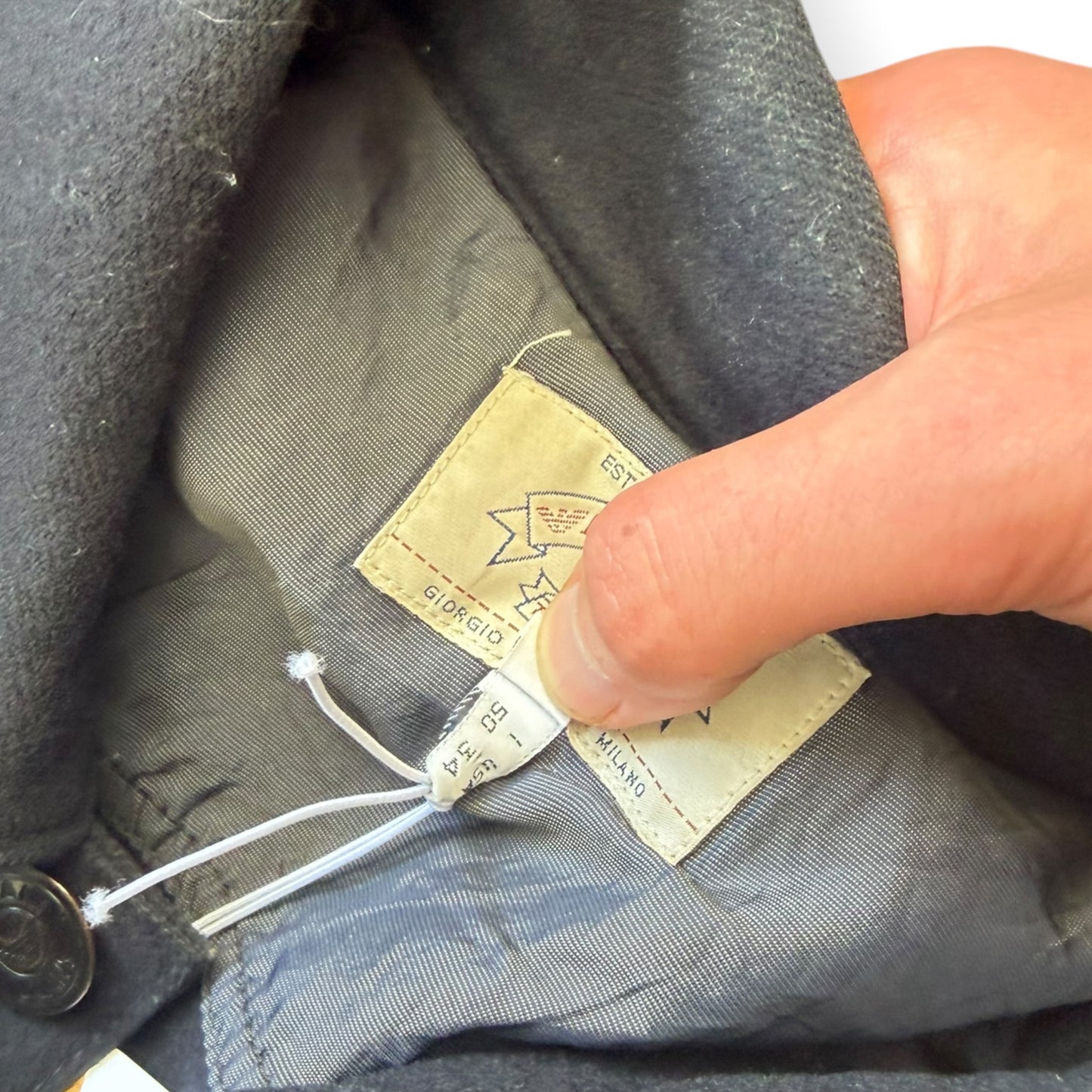 1990's Armani Jeans Trucker Jacket (M)