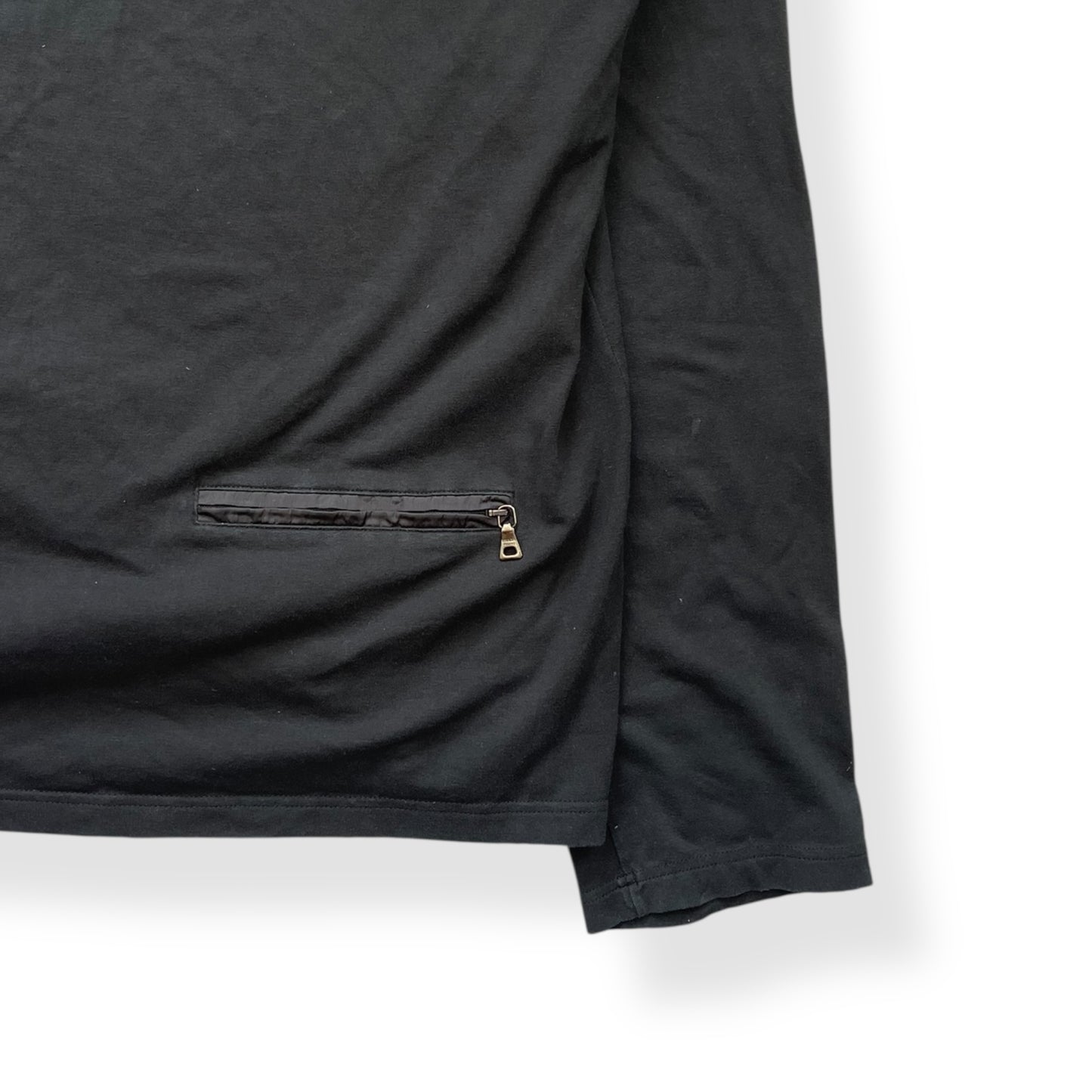 2000's Prada Sport Stash Pocket Long Sleeve Polo (L)