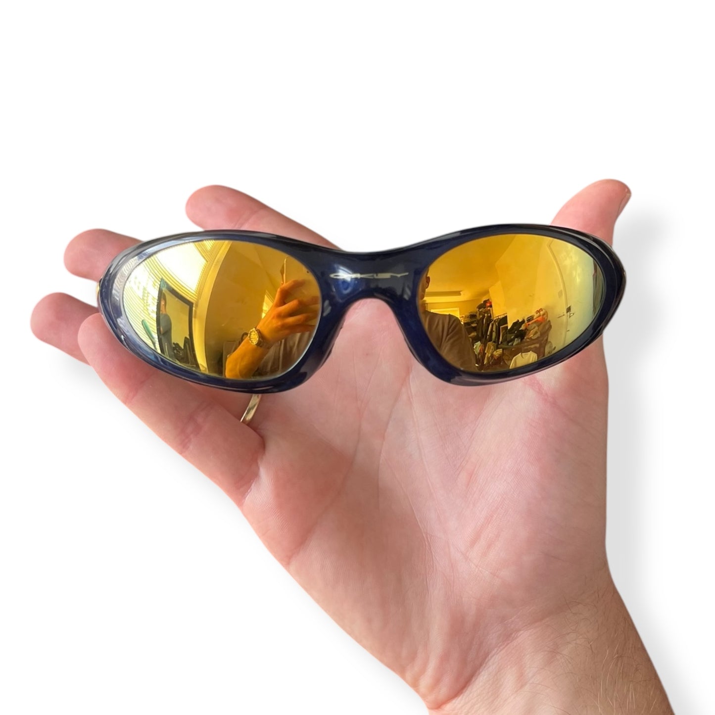 Oakley Eye Jacket 2.0 Midnight/24k Gold Iridium Sunglasses