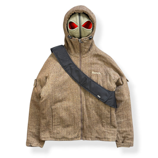 2000's Nike Air Max Full Zip Face Mask Hoodie (M)