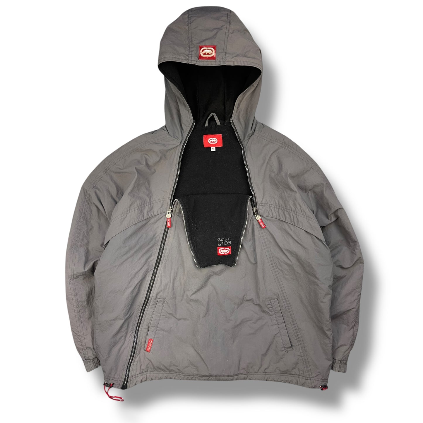 2000's Ecko Asymmetric Dual Zip Jacket (XL)