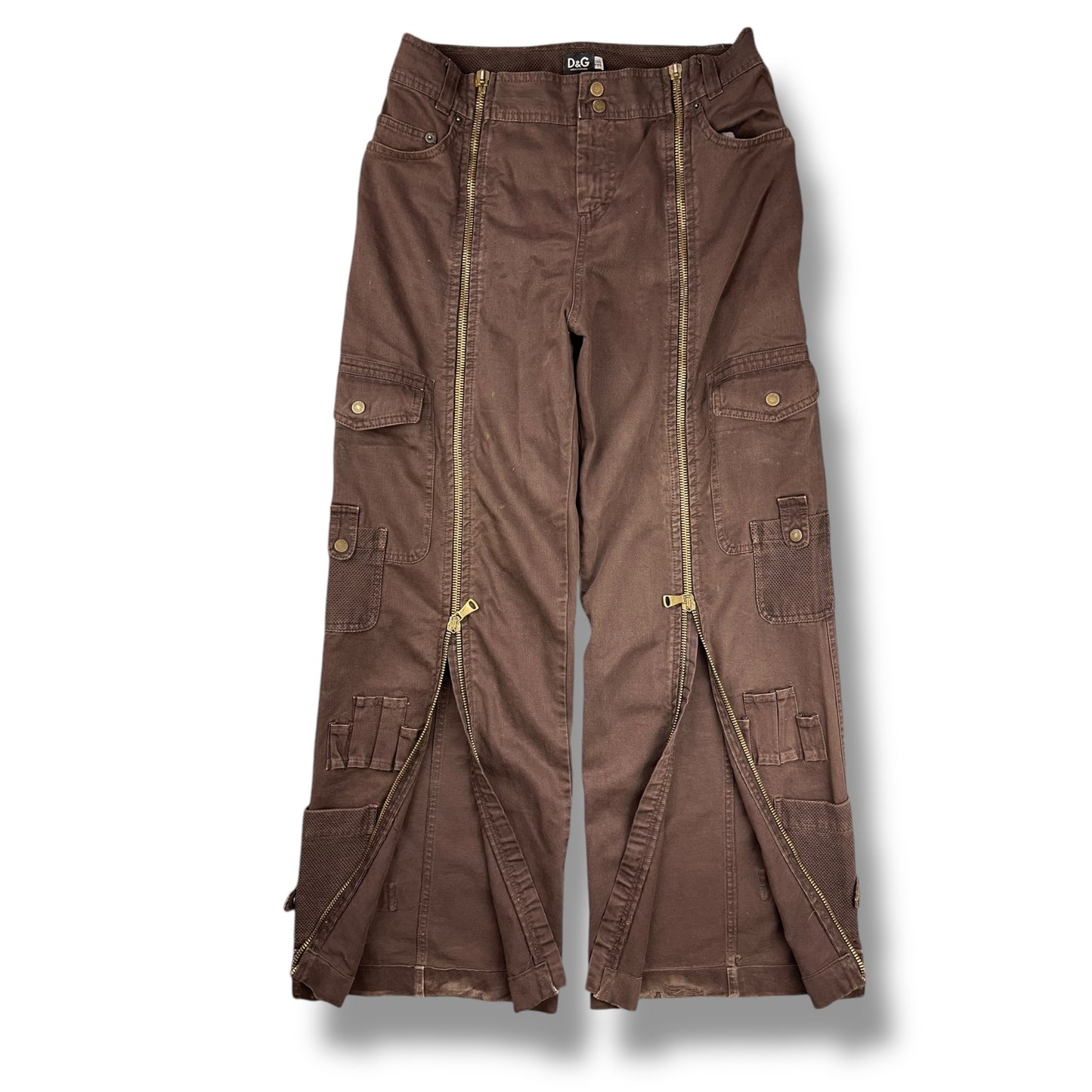 2003 Dolce & Gabbana Full Zip Cargo Trousers (30)