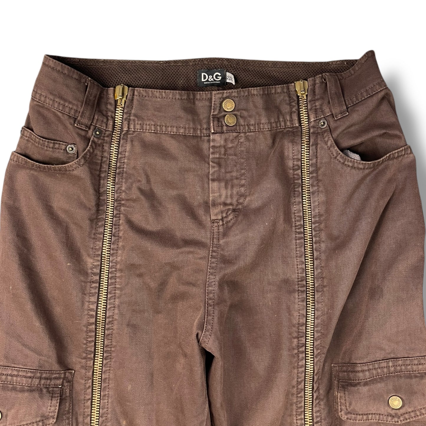 2003 Dolce & Gabbana Full Zip Cargo Trousers (30)