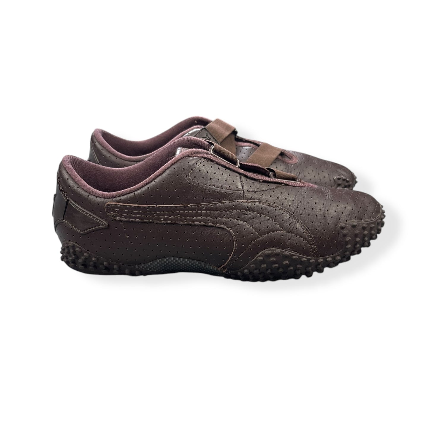 2000's Puma Mostro Perforated Leather Brown (UK9)
