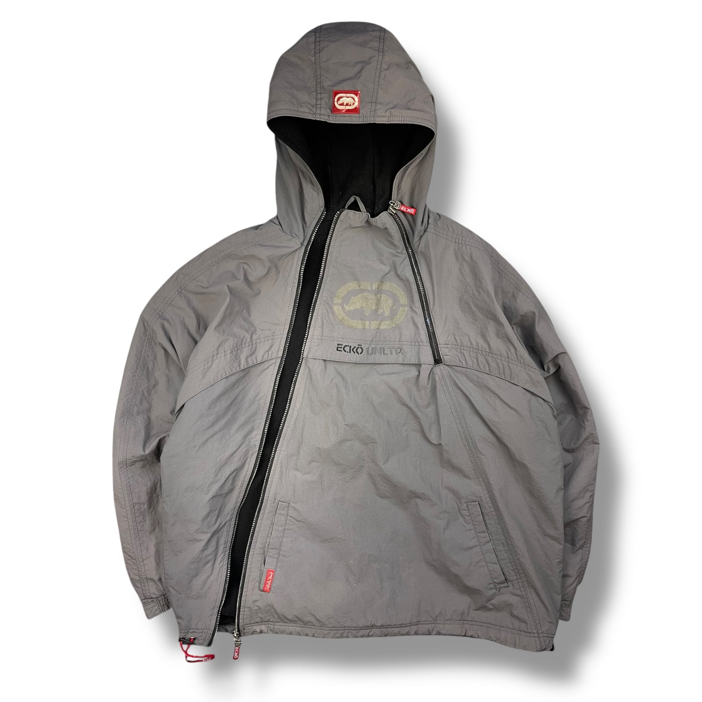 2000's Ecko Asymmetric Dual Zip Jacket (XL)