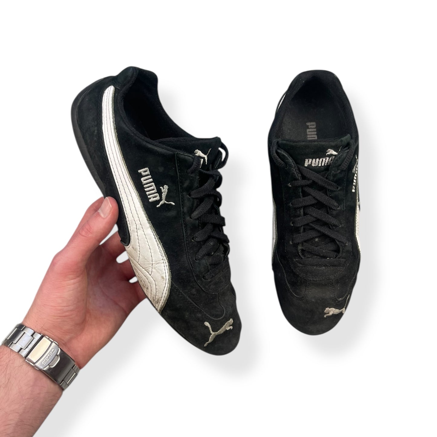 Puma Speedcat Suede Black/White (UK7)
