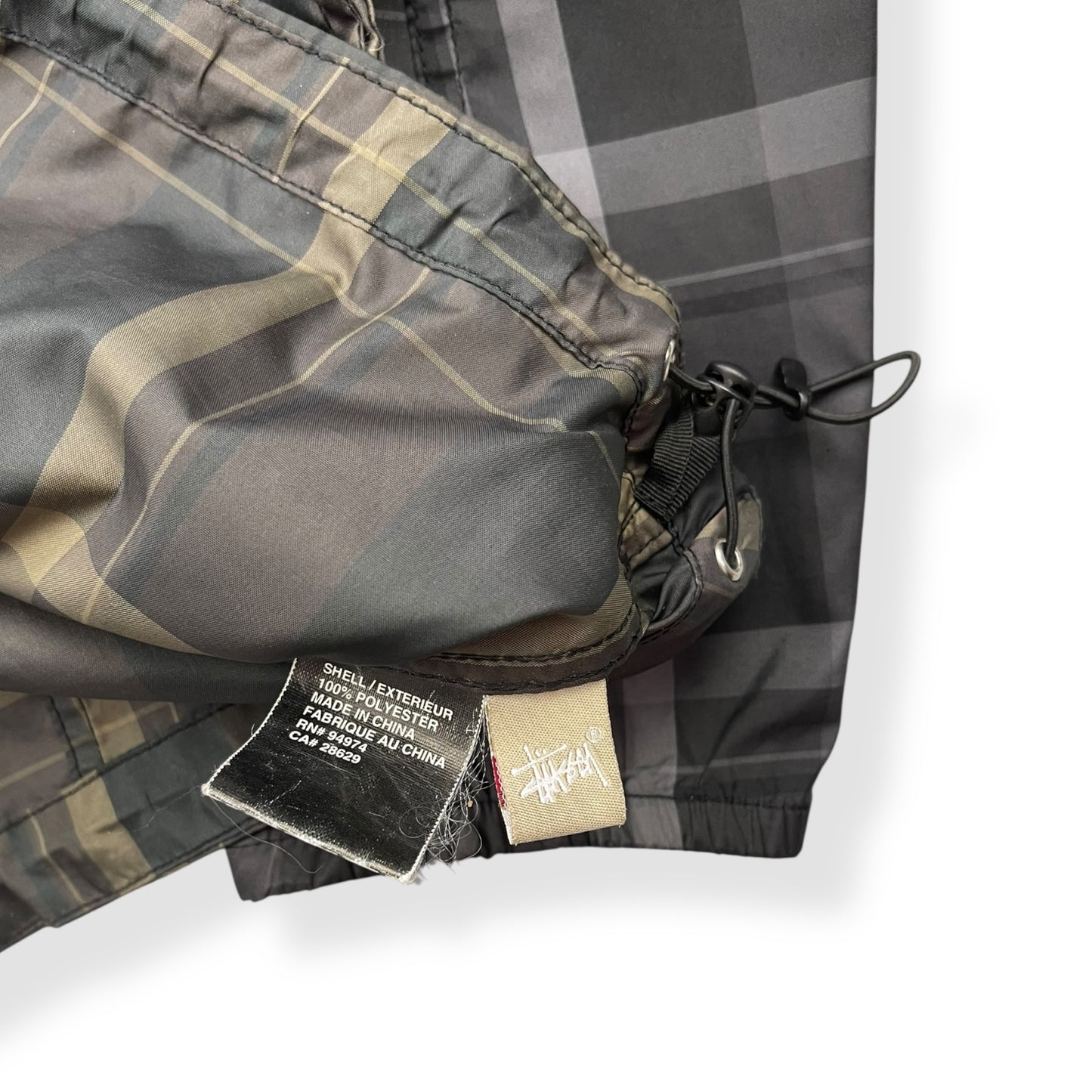 2000's Stussy Tri-Colour Plaid Jacket (L)