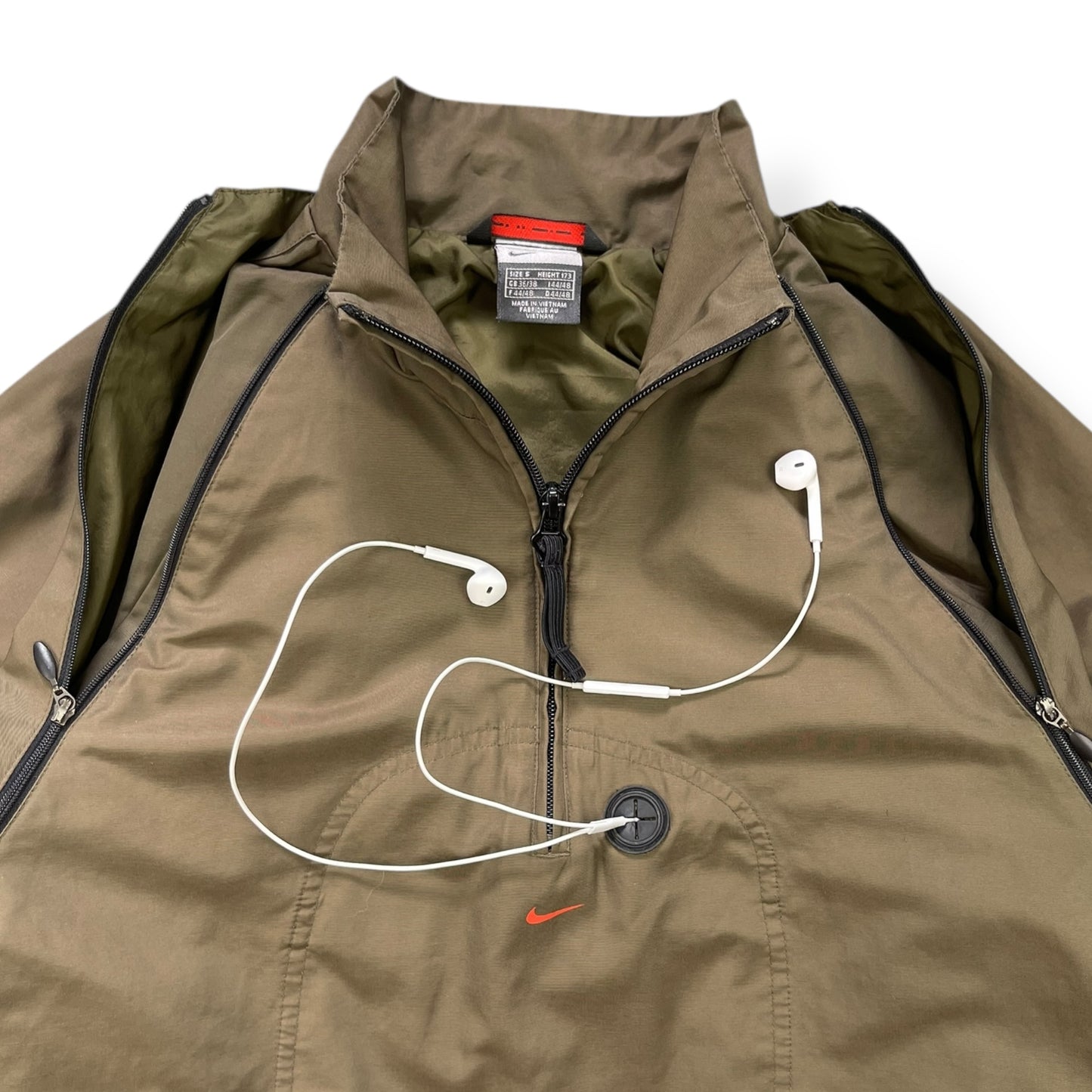 2000's Nike 2in1 Convertible MP3 Jacket / Gilet