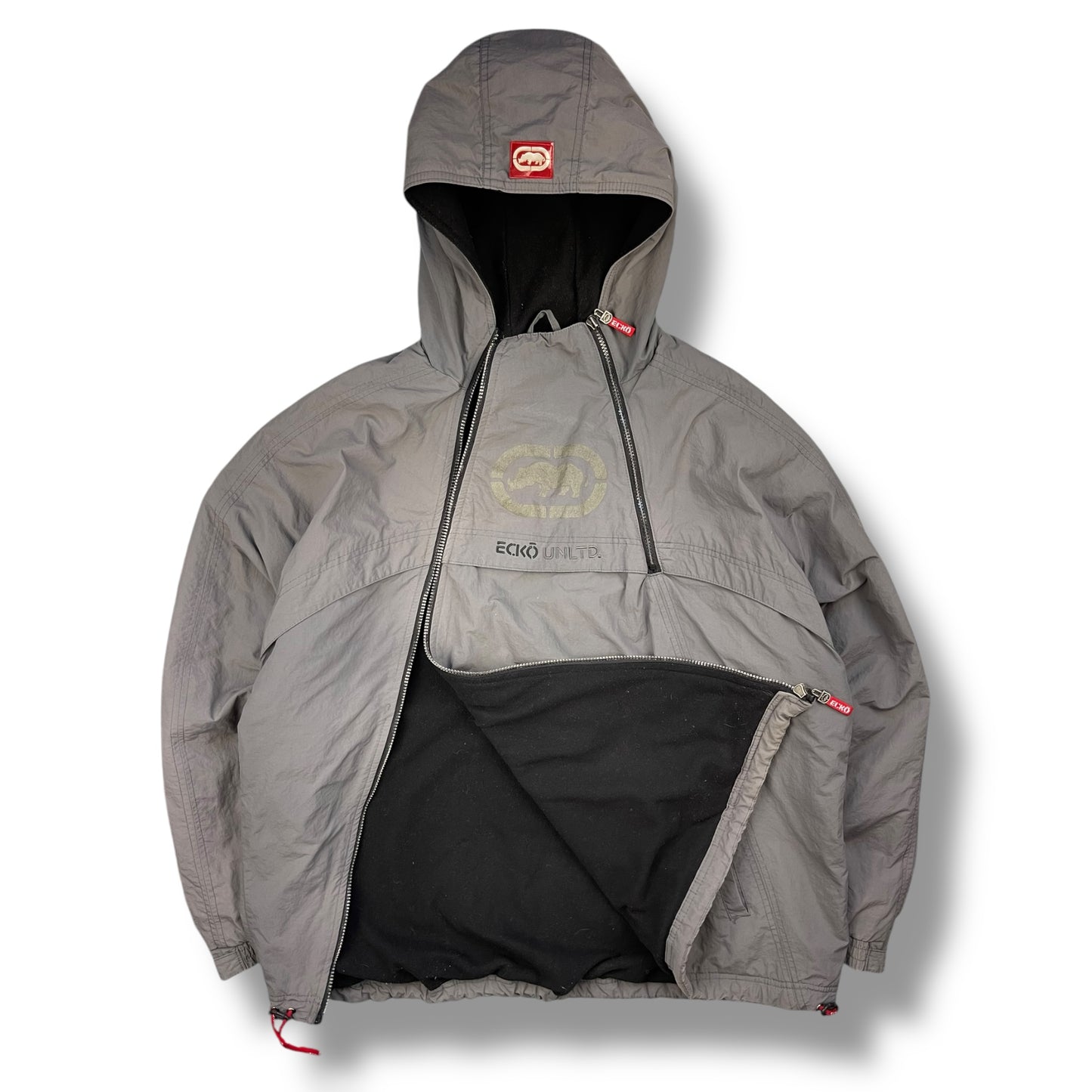 2000's Ecko Asymmetric Dual Zip Jacket (XL)