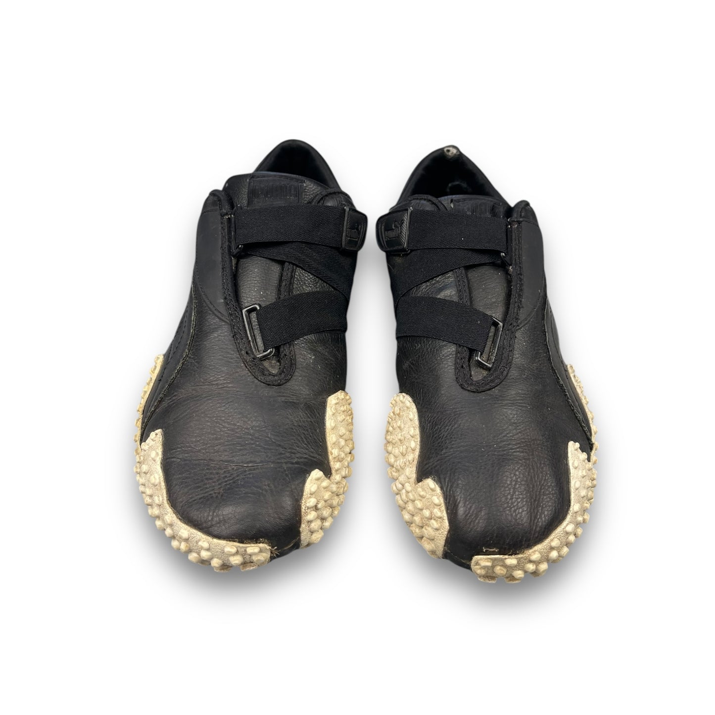 2000's Puma Mostro Leather Black/White (UK9)