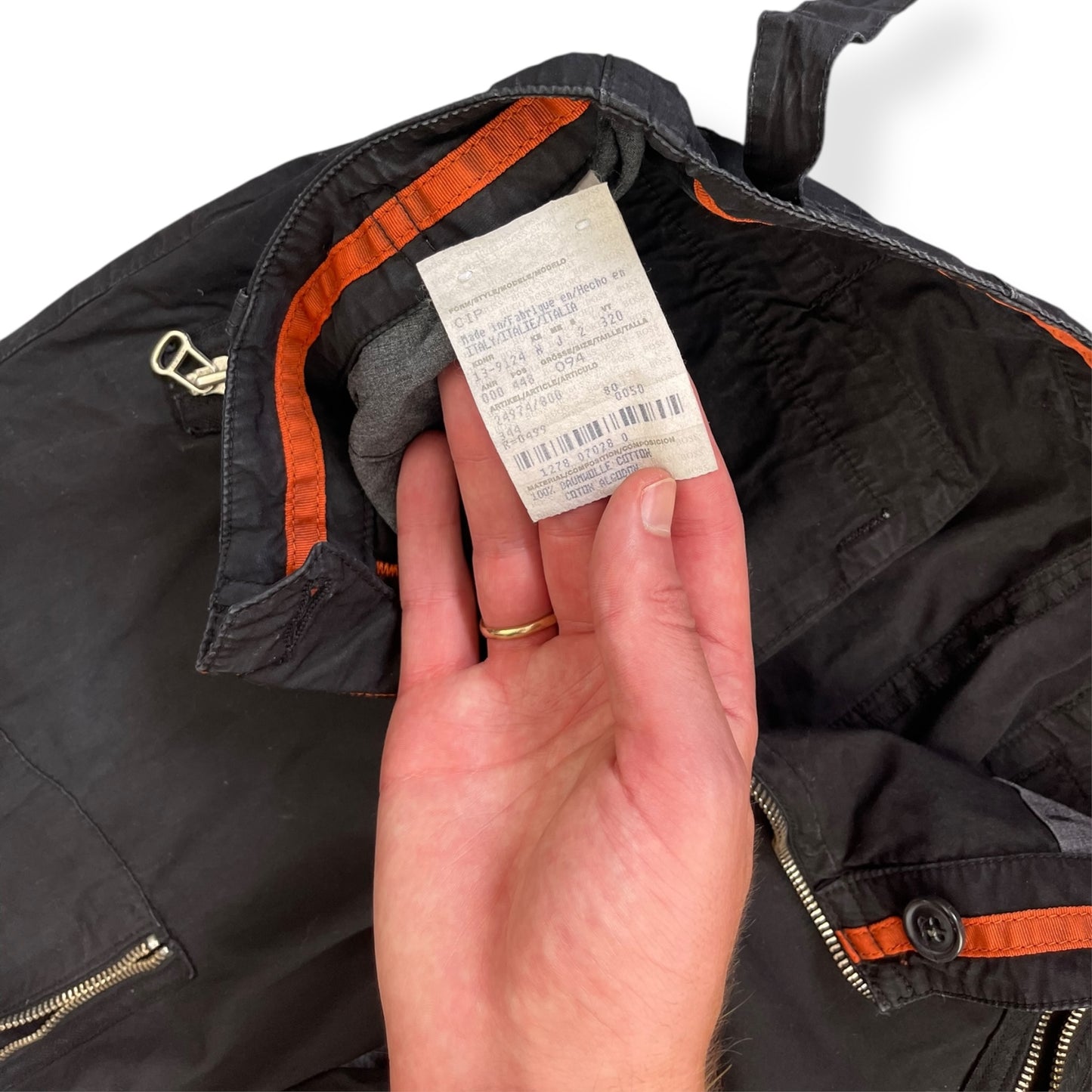 2000's Hugo Boss Orange Multi-Zip Trousers (32)
