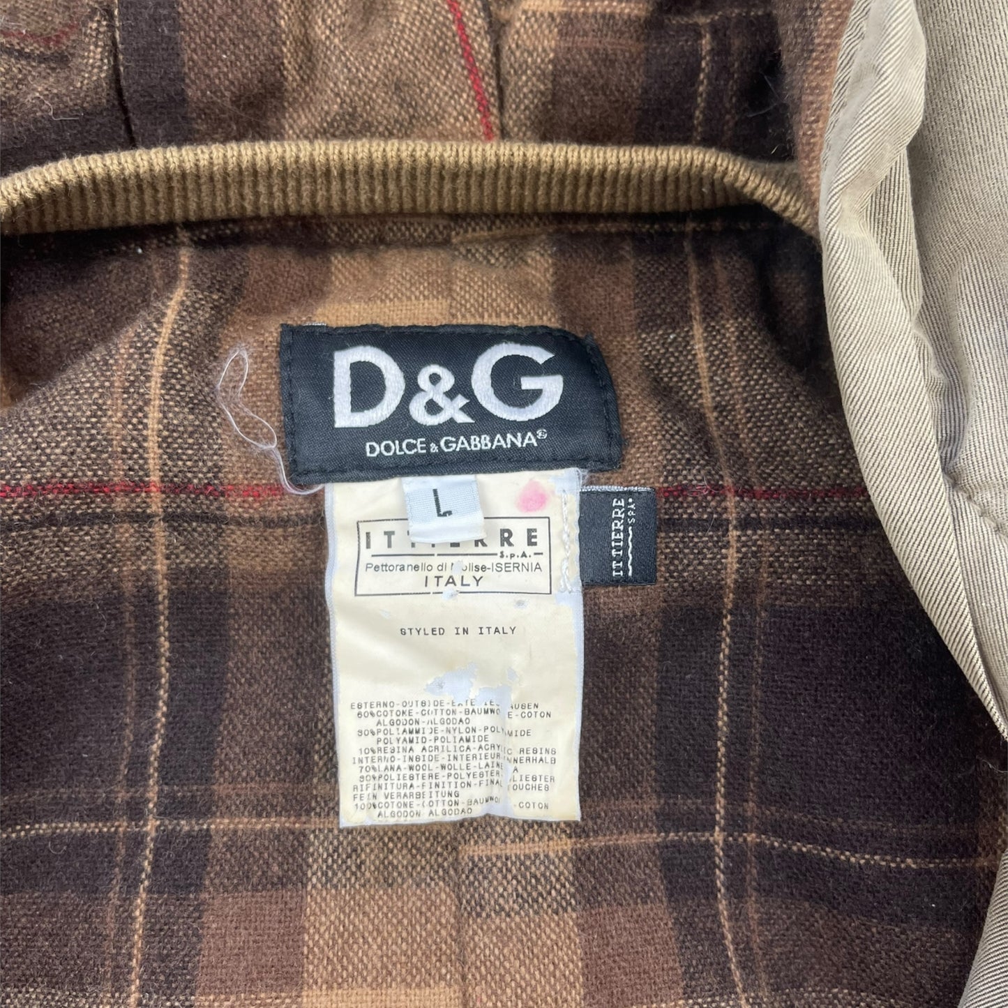 2003 Dolce & Gabbana Cargo Zip Jacket (L)