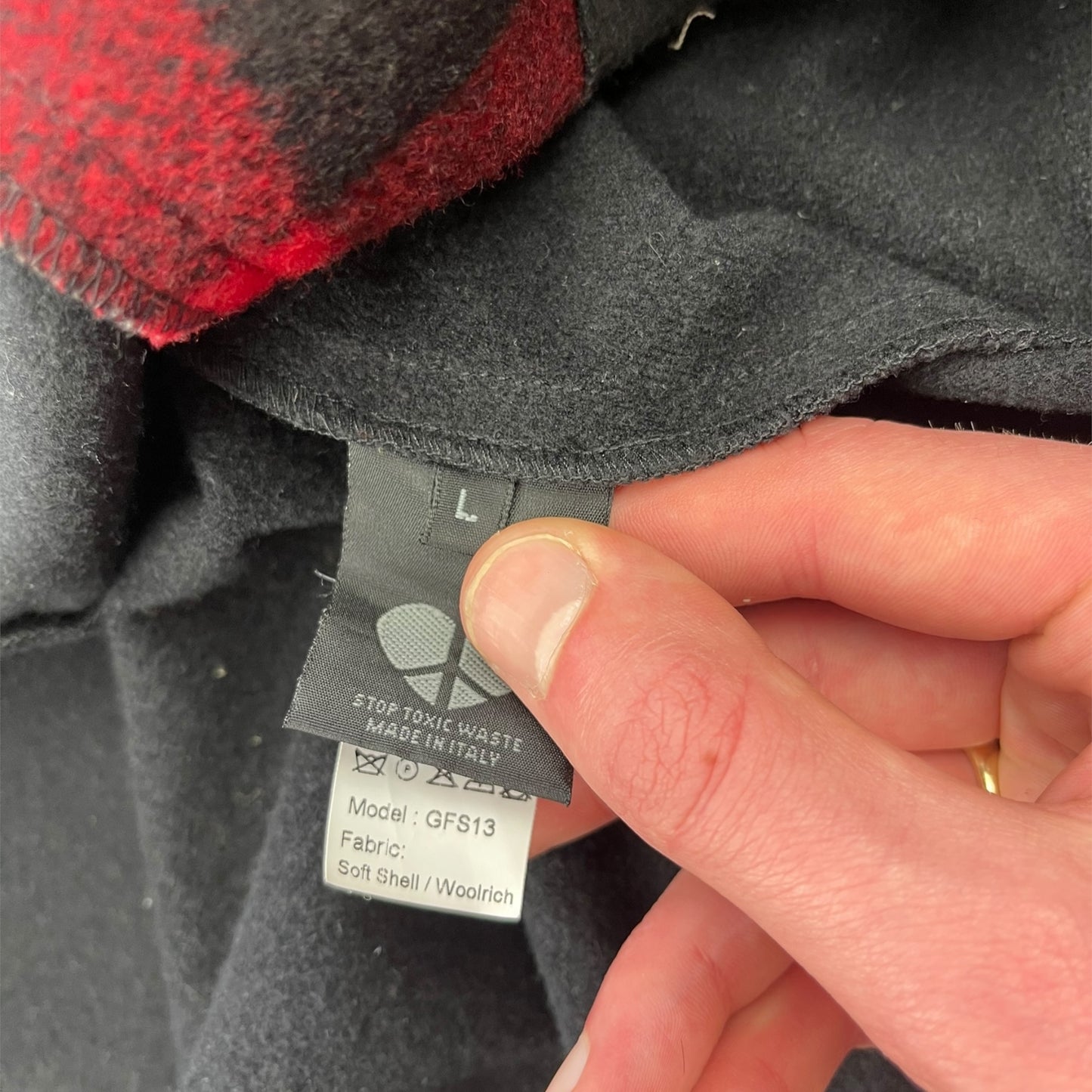 Griffin x Woolrich Plaid Ninja Jacket (L)