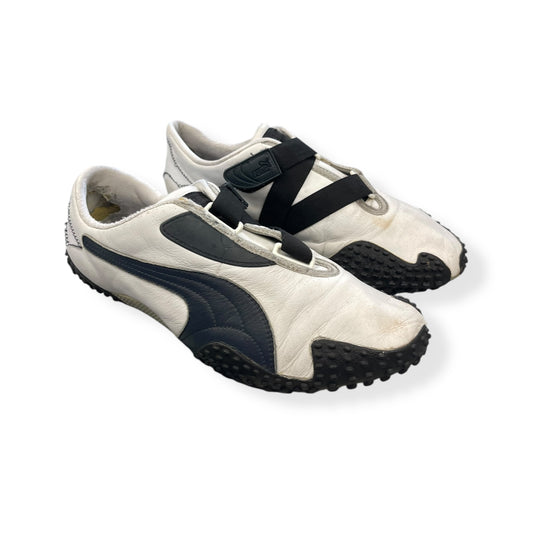 2000's Puma Mostro Leather White/Navy (UK8)