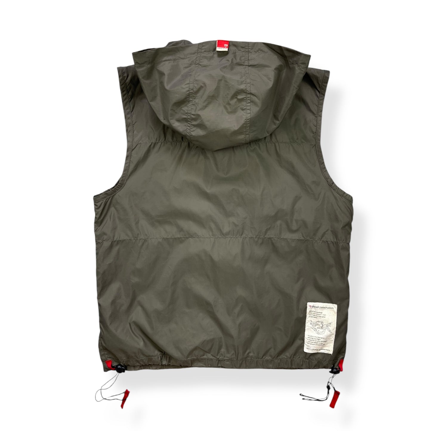 2000's Diesel Parachutech Hooded Gilet (S)