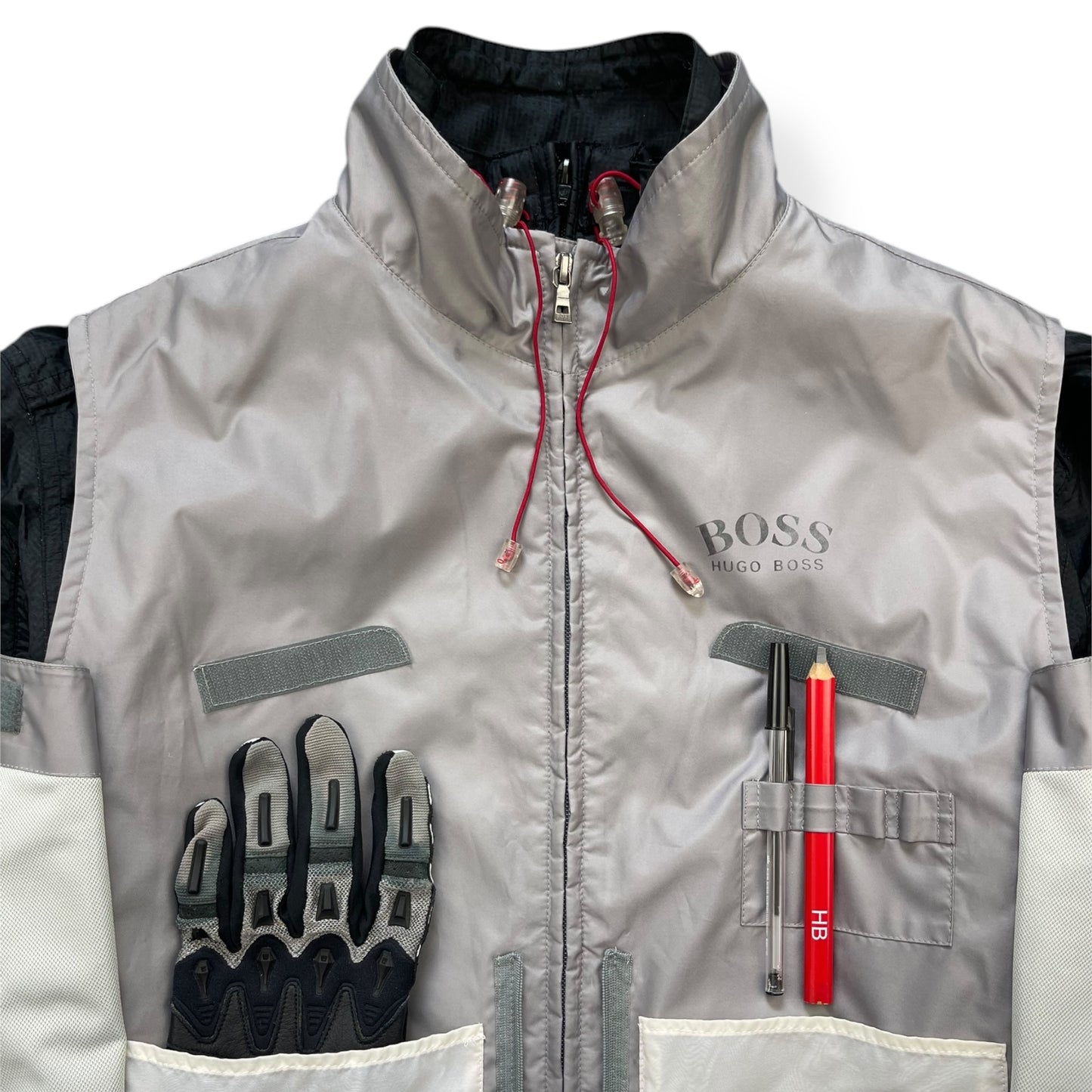 2000's Hugo Boss Stealth Pocket Vest (M)
