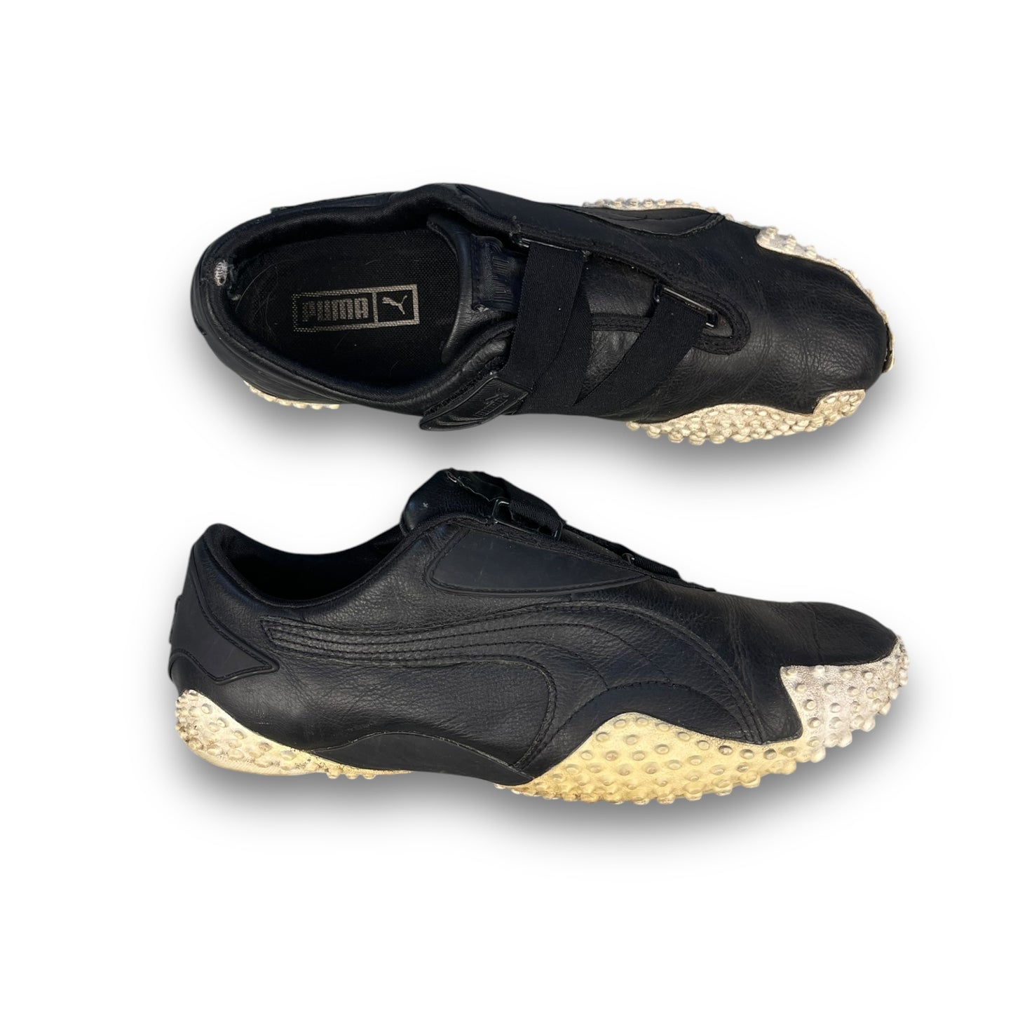 2000's Puma Mostro Leather Black/White (UK9)