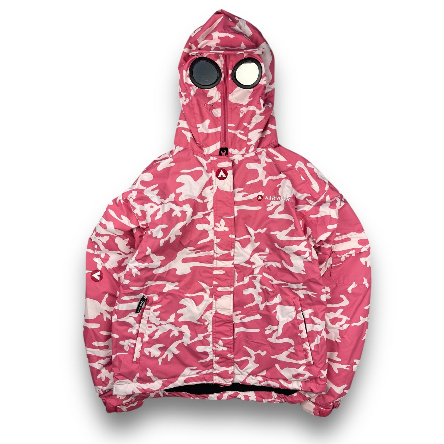 2000's Airwalk Pink Camo Goggle Jacket / Ski Trousers (L)
